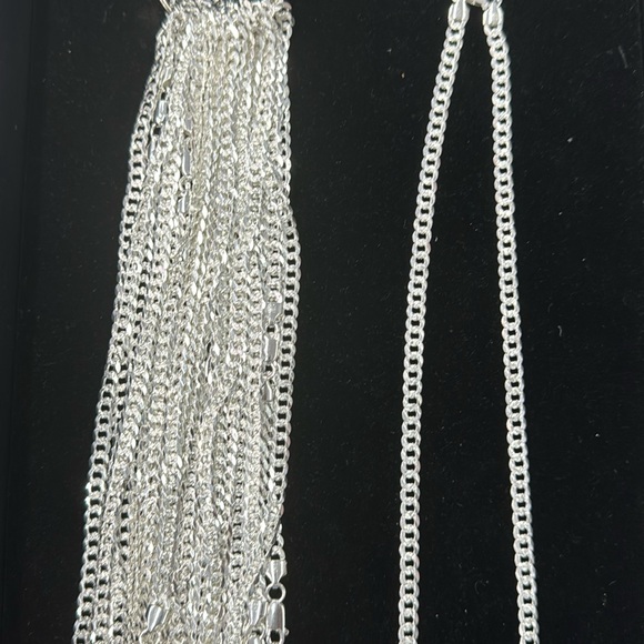 Cuban chain 150 thickness sizes 22-26 Sterling silver 925 men/women